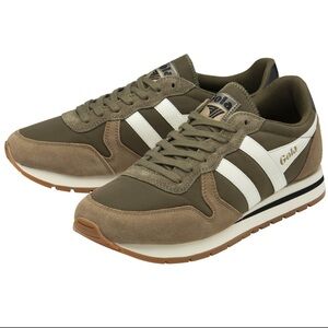Gola Men's Khaki and White Sneakers